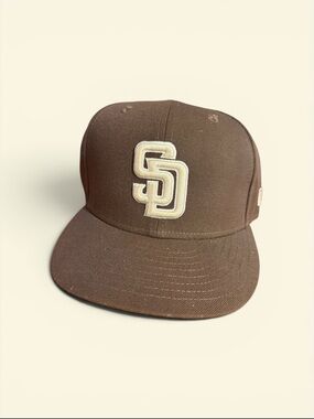 New Era Brown and Cream 59FIFTY Fitted Cap (6 7/8)
